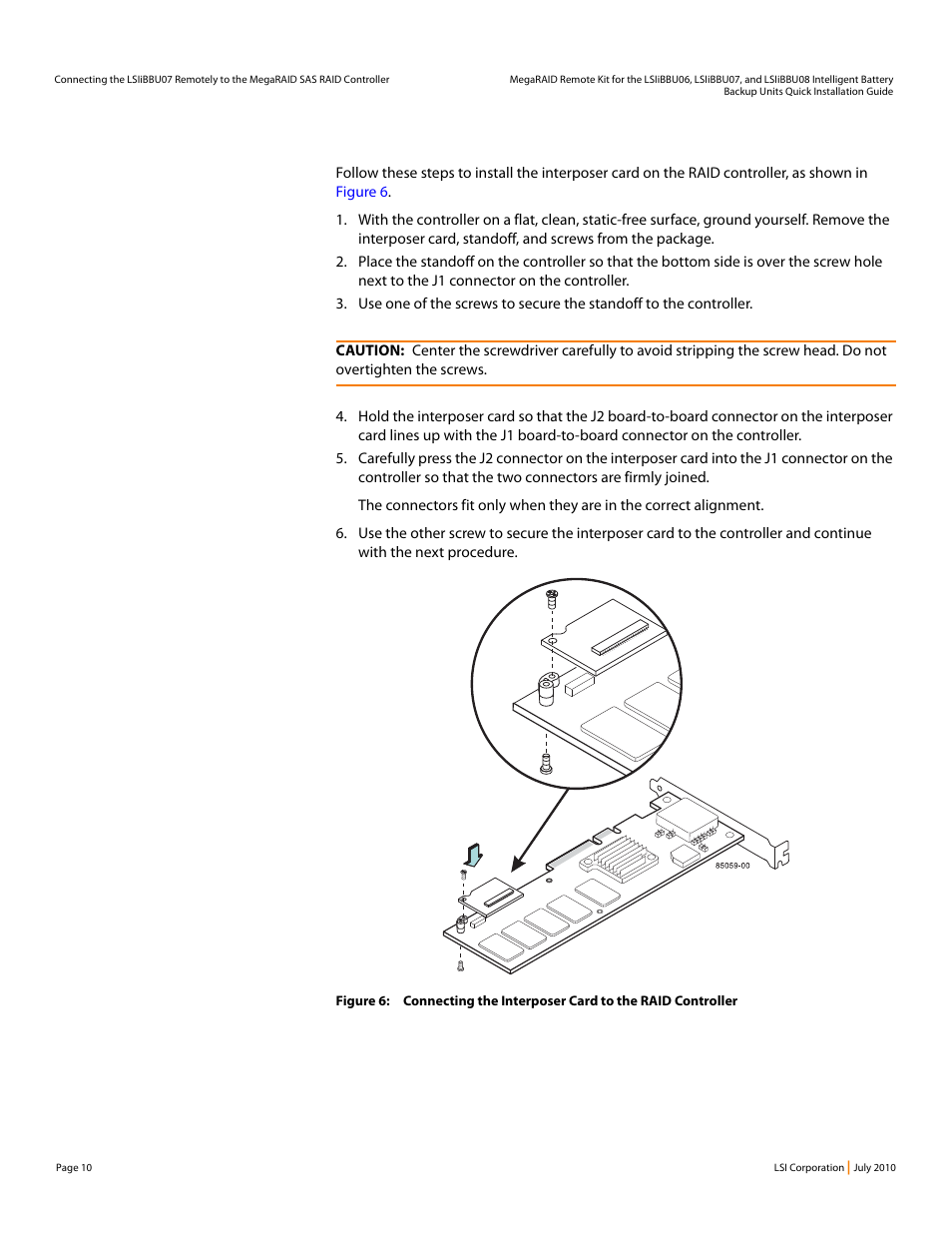 Avago Technologies MegaRAID SAS 9260-16i User Manual | Page 10 / 14