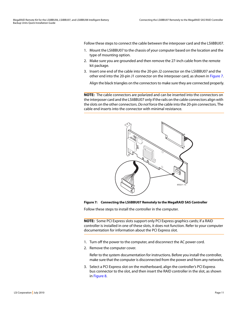 Avago Technologies MegaRAID SAS 9260-16i User Manual | Page 11 / 14