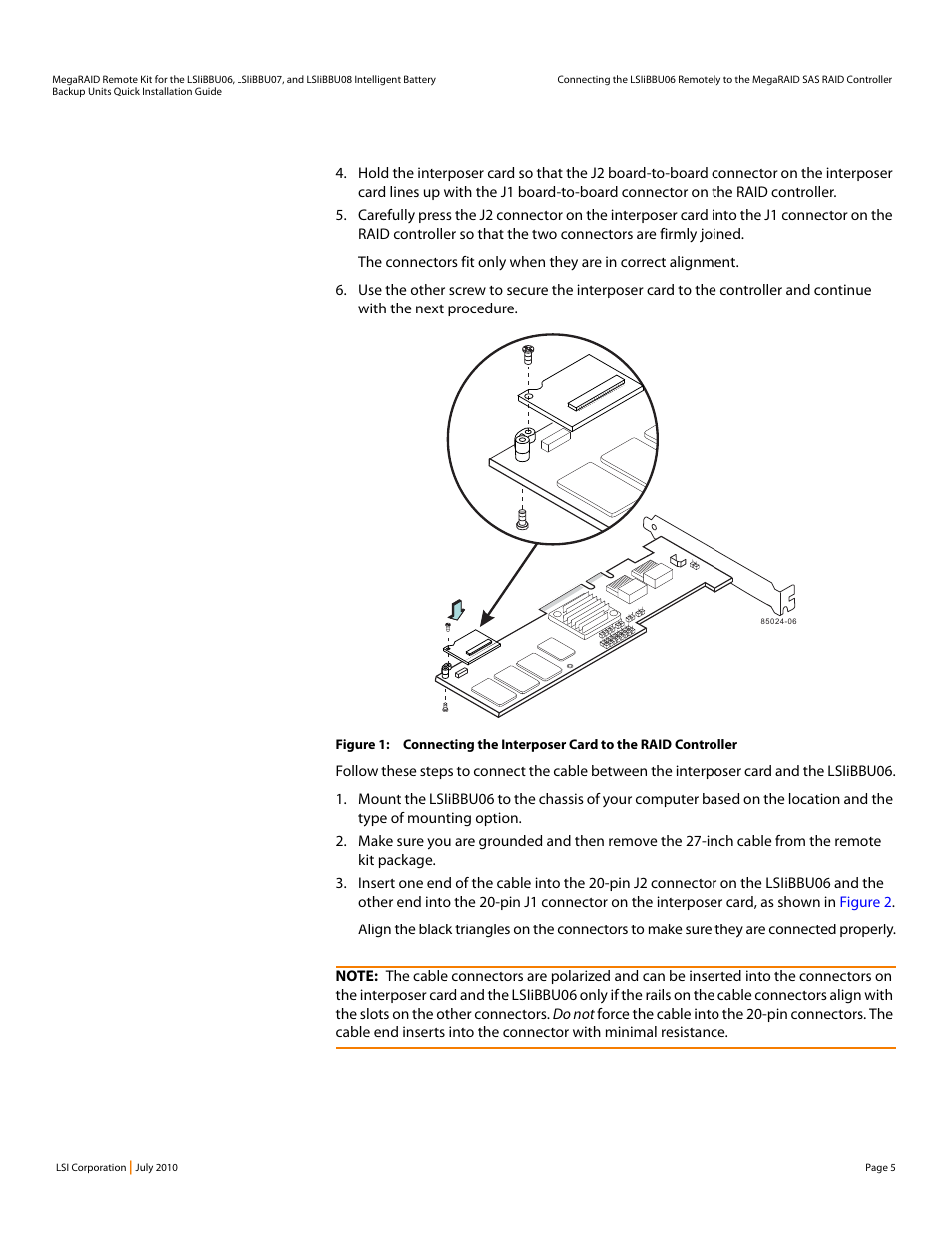 Avago Technologies MegaRAID SAS 9260-16i User Manual | Page 5 / 14