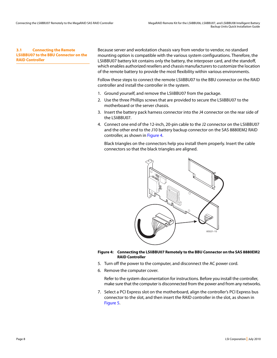 Avago Technologies MegaRAID SAS 9260-16i User Manual | Page 8 / 14