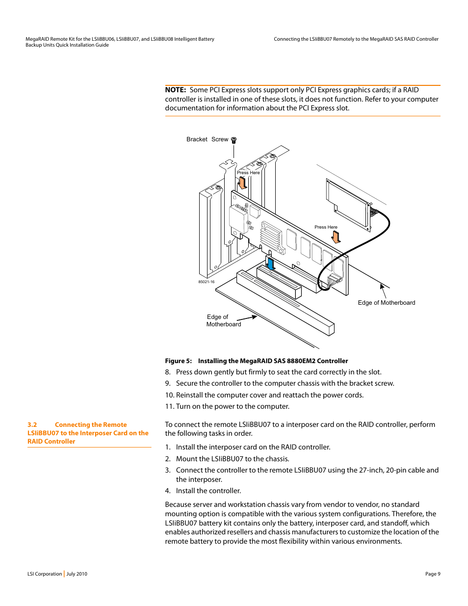 Avago Technologies MegaRAID SAS 9260-16i User Manual | Page 9 / 14