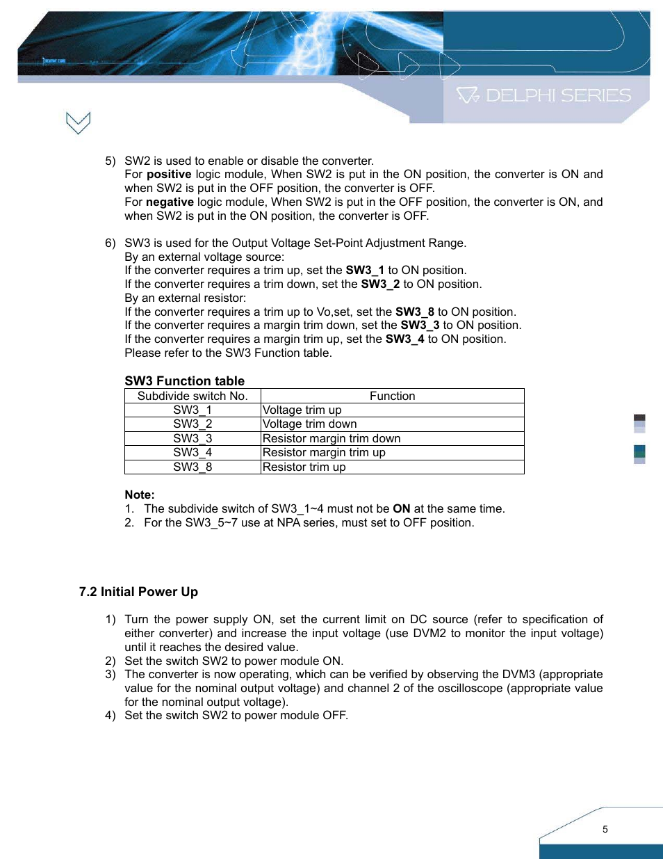 Delta Electronics DNS SIP Series User Manual | Page 5 / 20