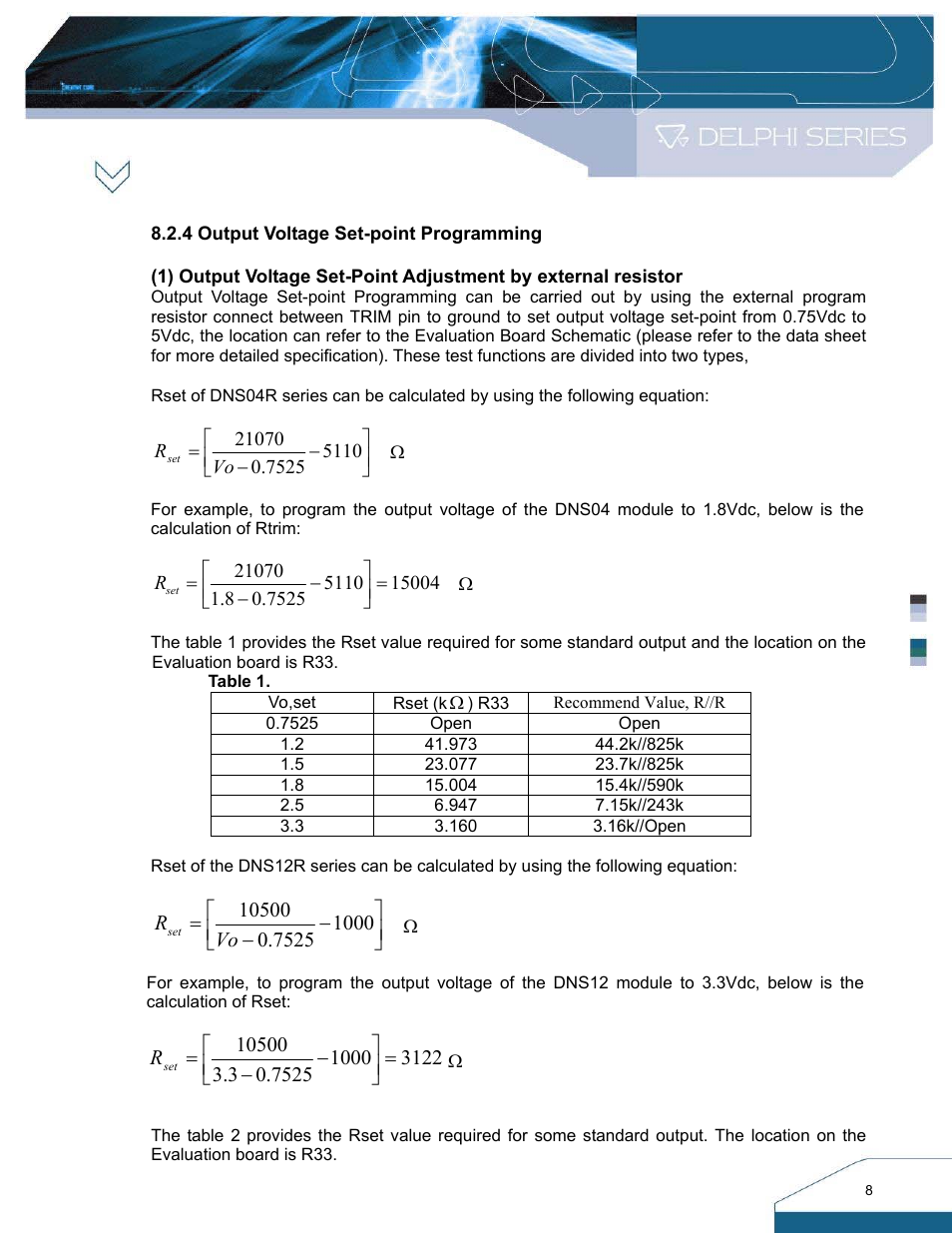 Delta Electronics DNS SIP Series User Manual | Page 8 / 20