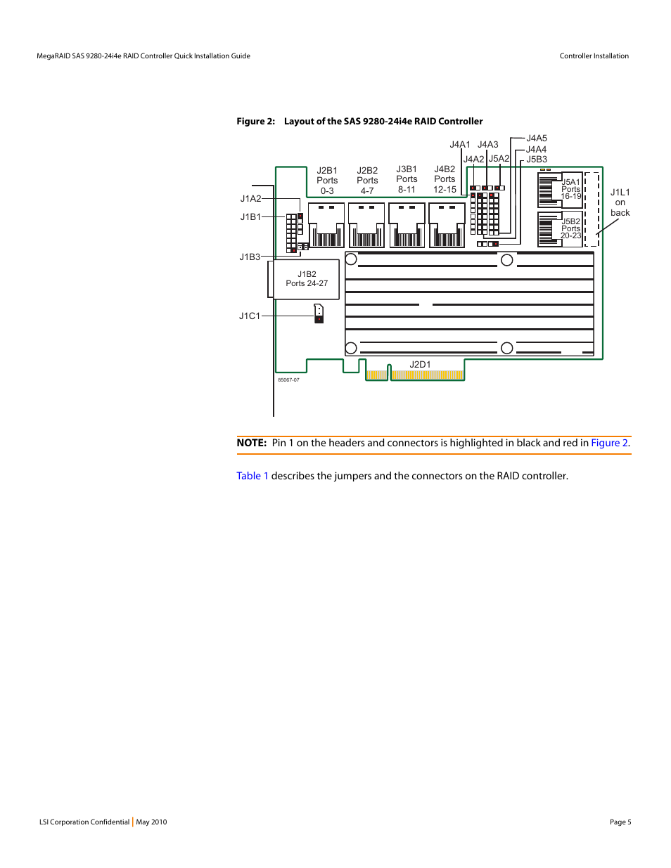 Avago Technologies MegaRAID SAS 9280-24i4e User Manual | Page 5 / 14