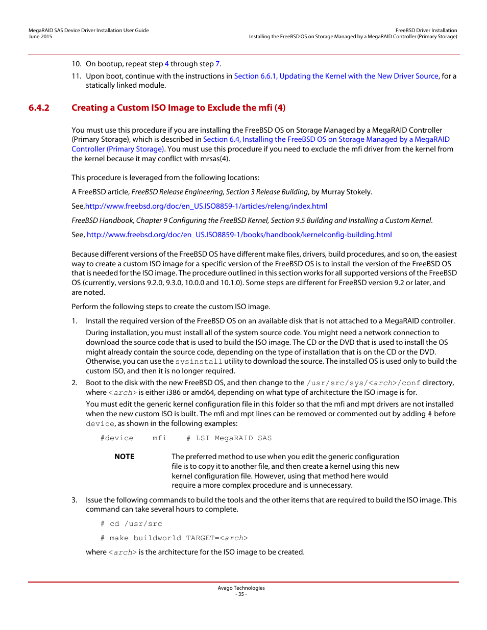 The mfi (4) | Avago Technologies MegaRAID SAS 9341-4i User Manual | Page 35 / 72