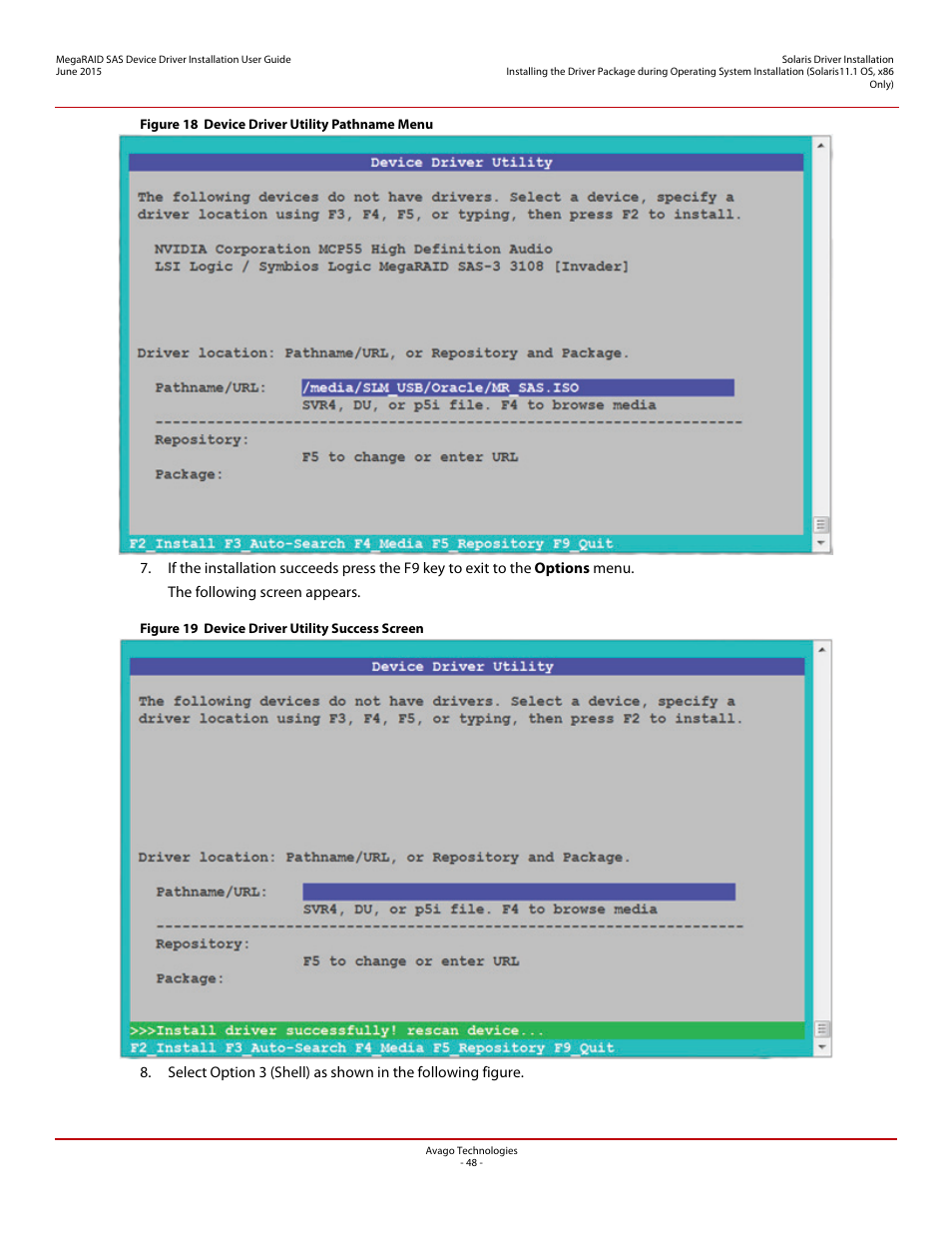 Avago Technologies MegaRAID SAS 9341-4i User Manual | Page 48 / 72