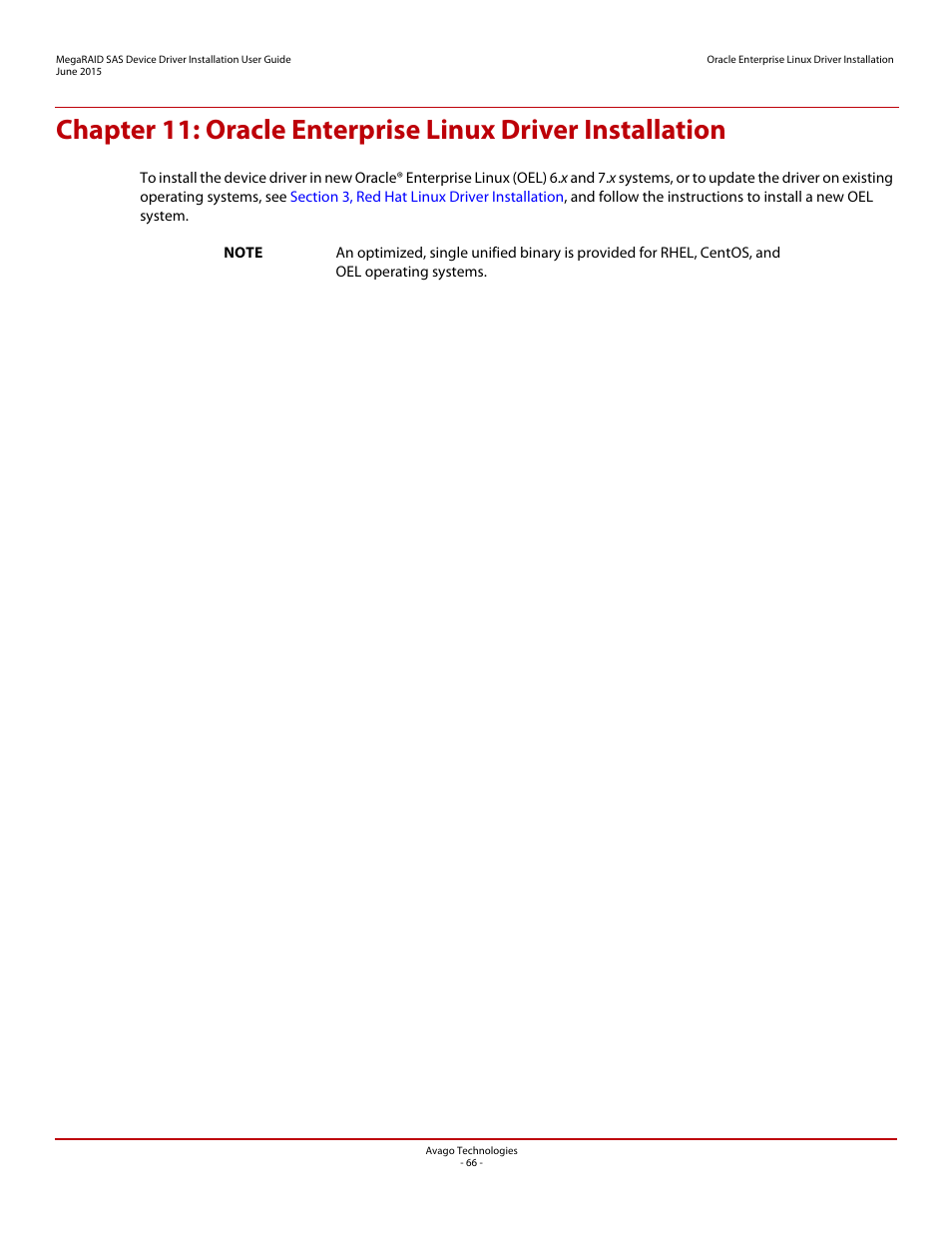 Chapter 11 | Avago Technologies MegaRAID SAS 9341-4i User Manual | Page 66 / 72
