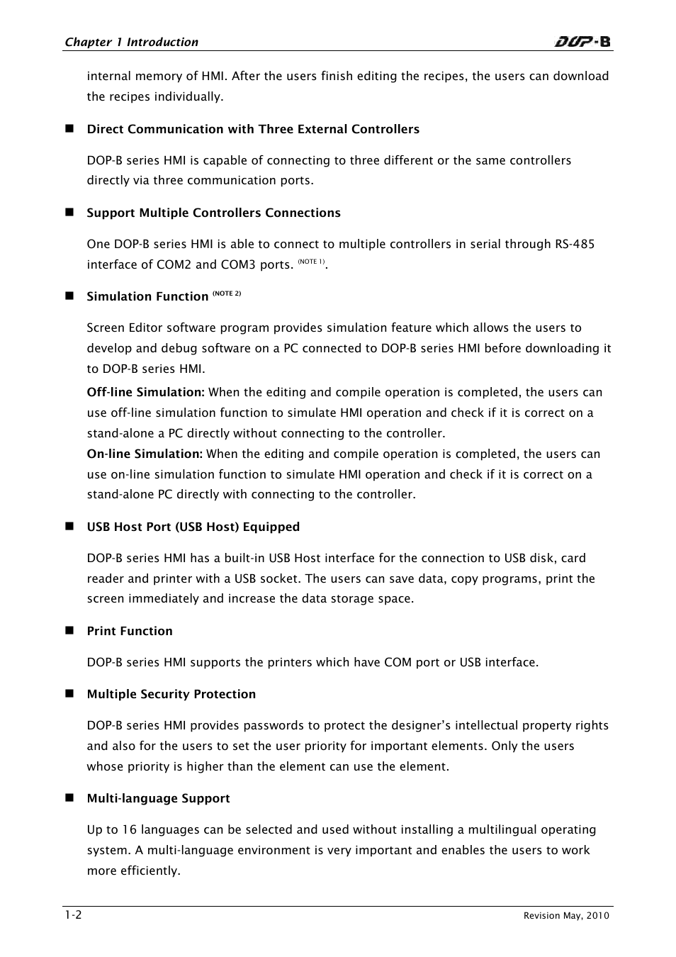 Delta Electronics DELTA DUP-B User Manual | Page 17 / 491