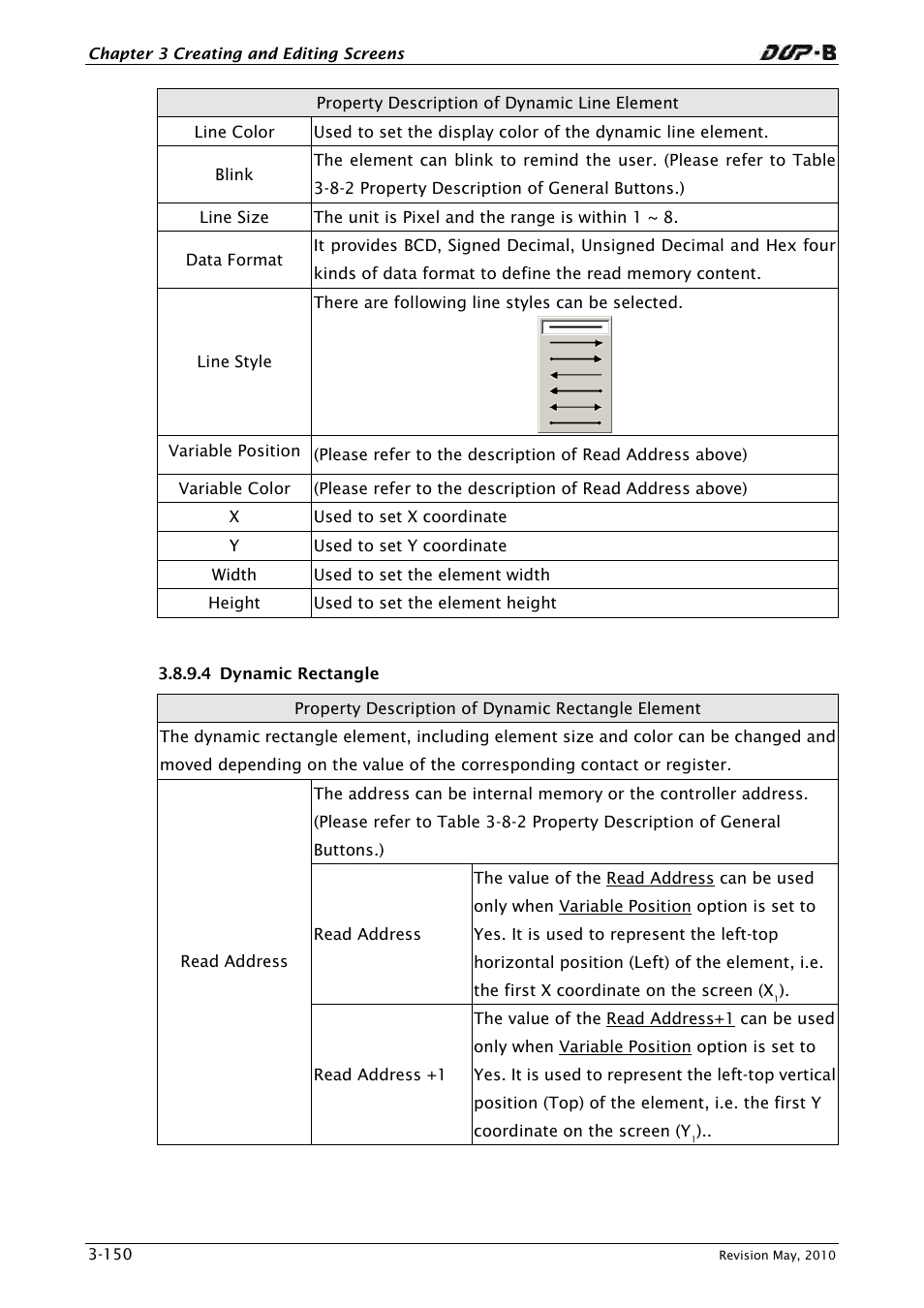 4 dynamic rectangle | Delta Electronics DELTA DUP-B User Manual | Page 171 / 491