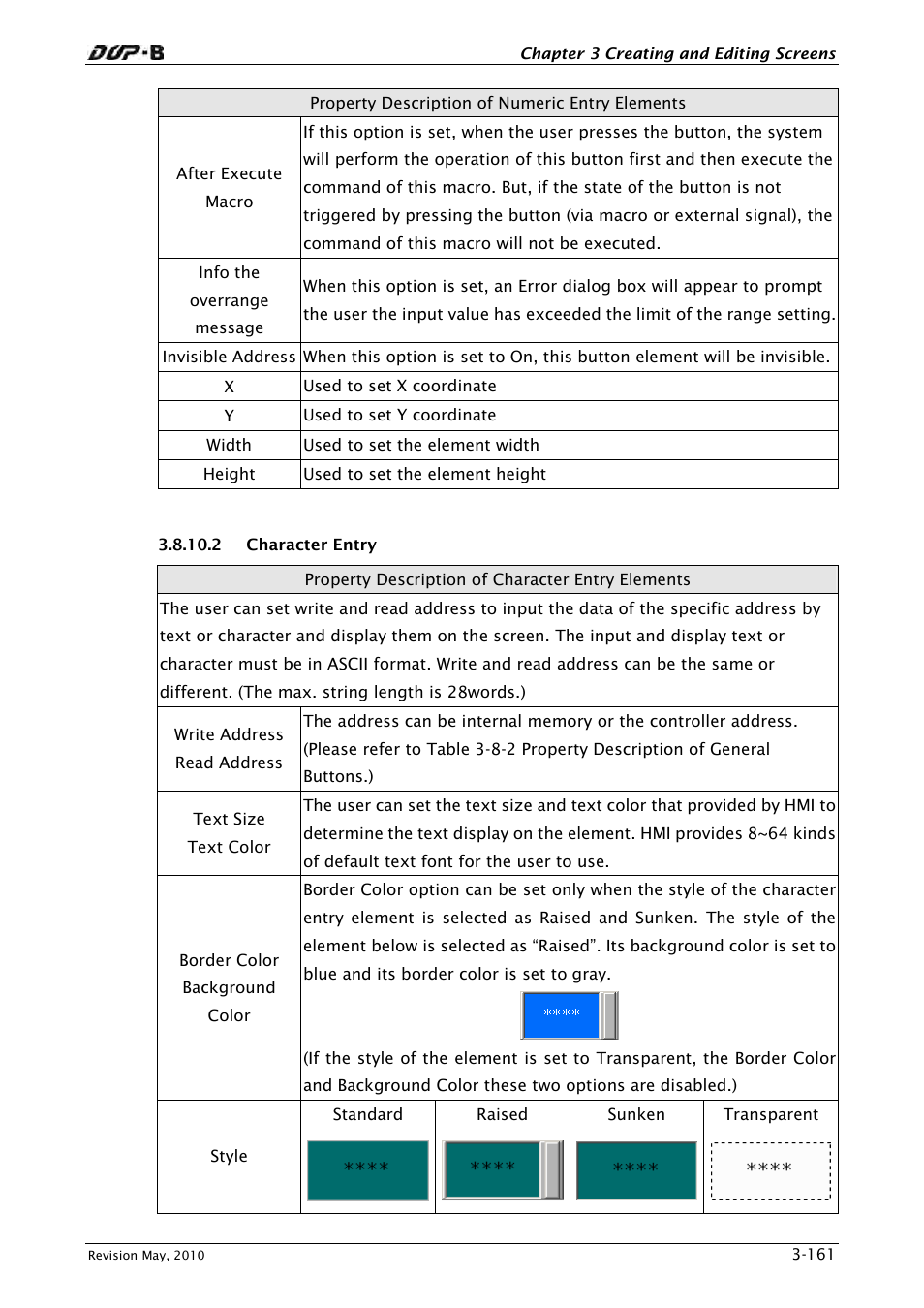 2 character entry | Delta Electronics DELTA DUP-B User Manual | Page 182 / 491