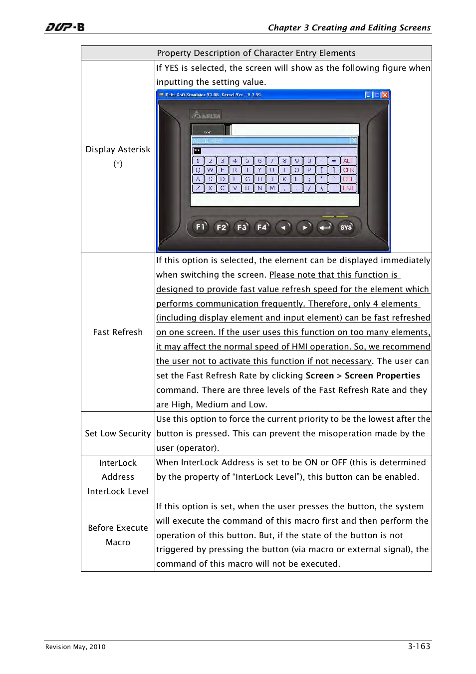 Delta Electronics DELTA DUP-B User Manual | Page 184 / 491