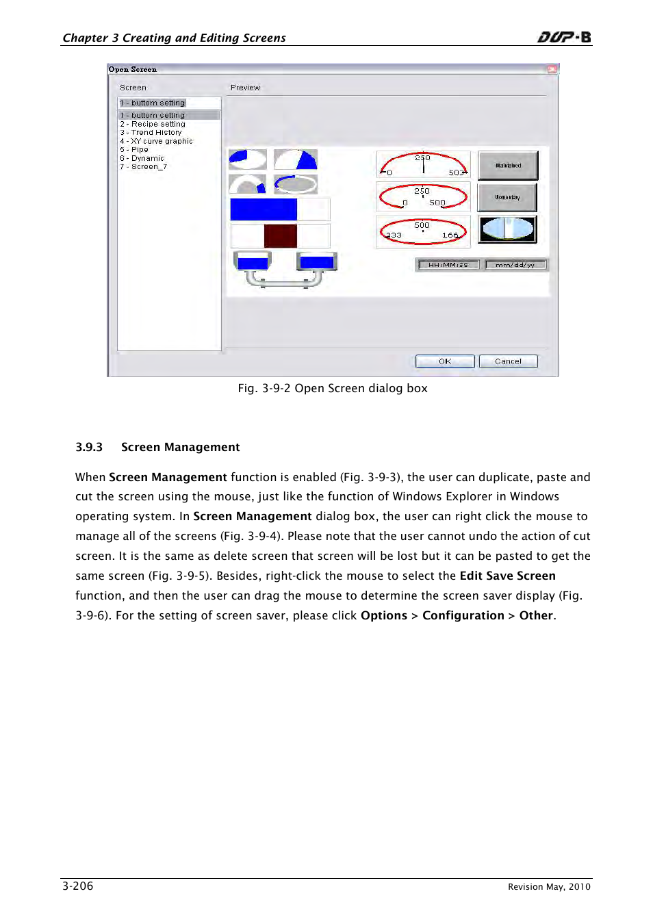 3 screen management | Delta Electronics DELTA DUP-B User Manual | Page 227 / 491