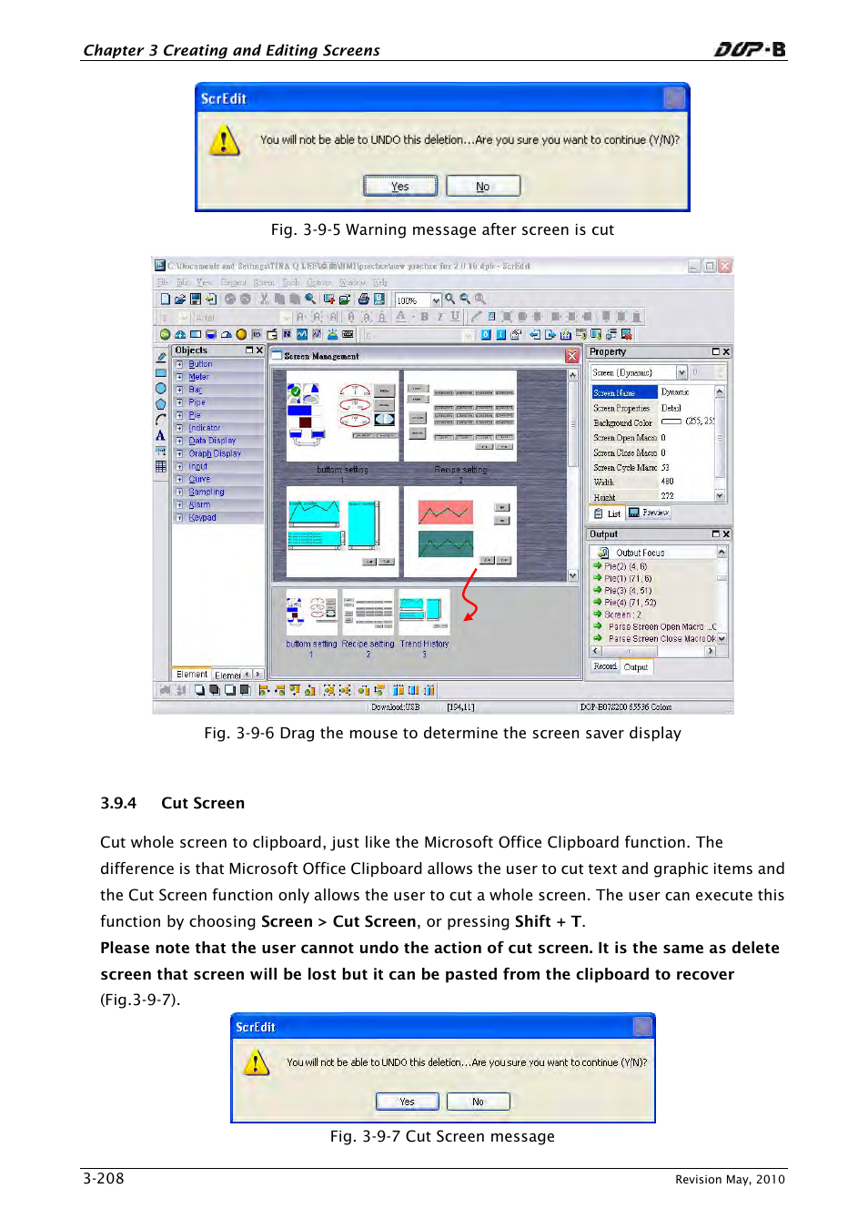 4 cut screen | Delta Electronics DELTA DUP-B User Manual | Page 229 / 491