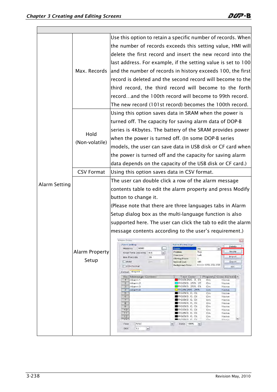 Delta Electronics DELTA DUP-B User Manual | Page 259 / 491