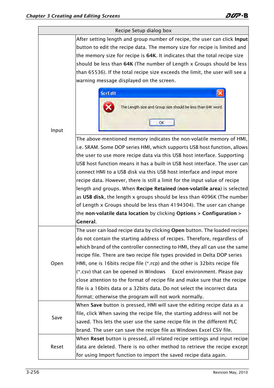 Delta Electronics DELTA DUP-B User Manual | Page 277 / 491
