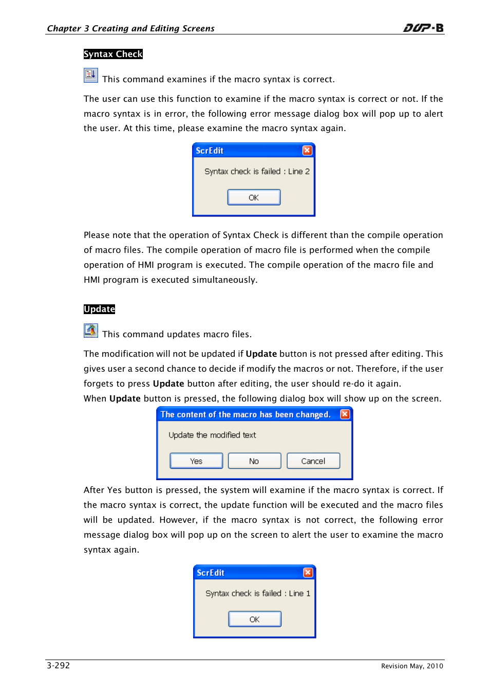 Delta Electronics DELTA DUP-B User Manual | Page 313 / 491