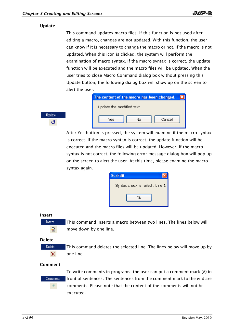 Delta Electronics DELTA DUP-B User Manual | Page 315 / 491