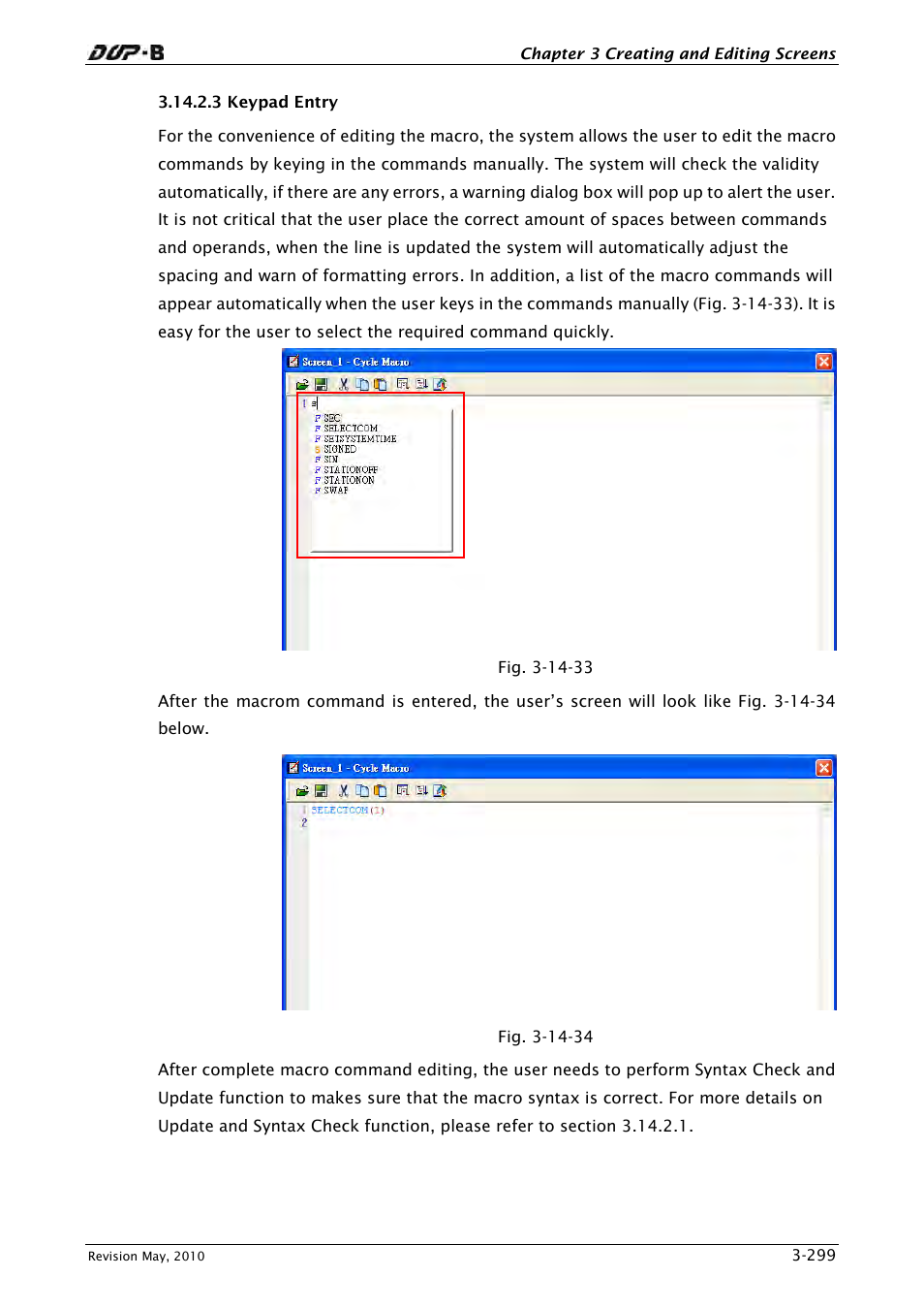 3 keypad entry | Delta Electronics DELTA DUP-B User Manual | Page 320 / 491