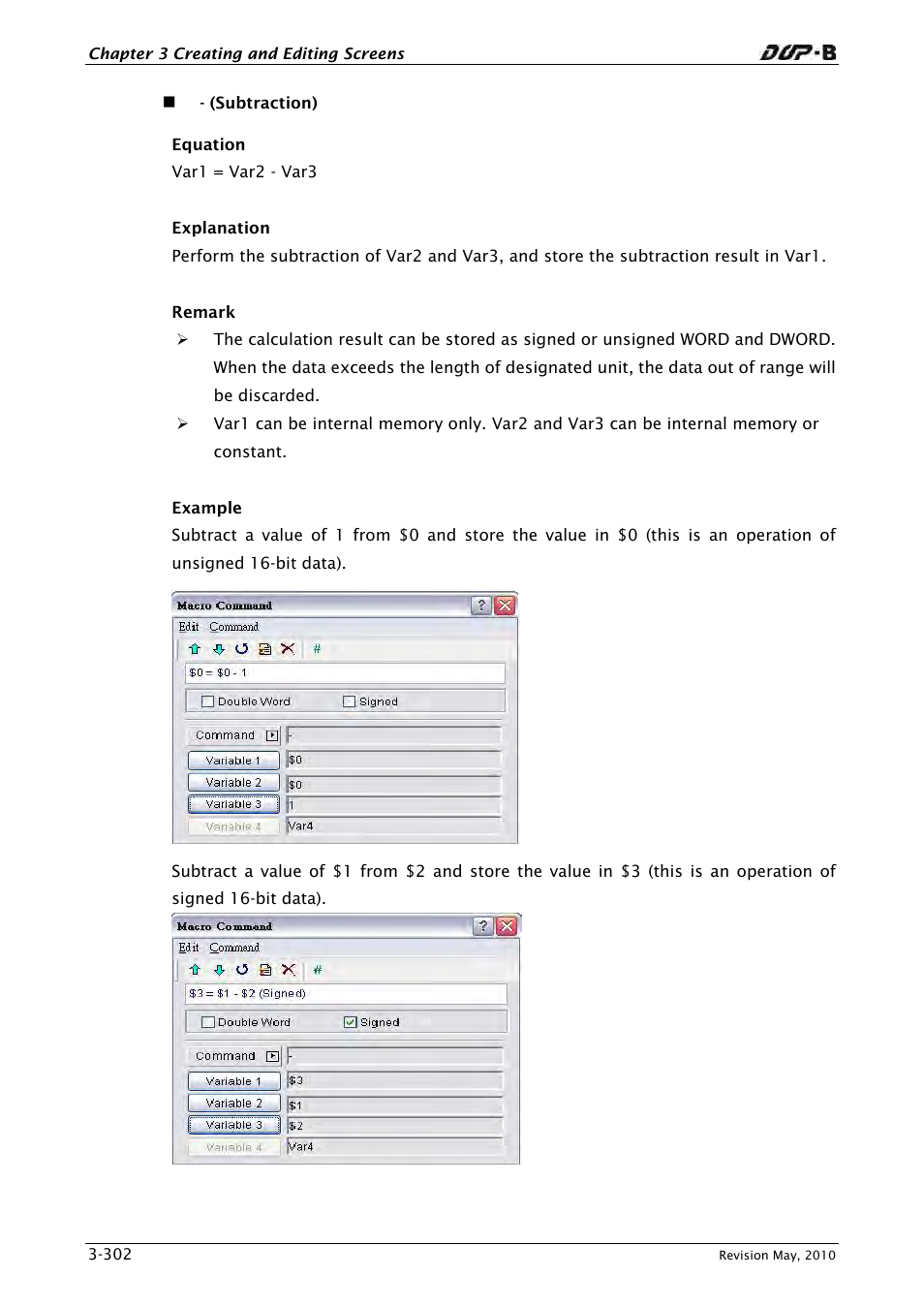 Delta Electronics DELTA DUP-B User Manual | Page 323 / 491