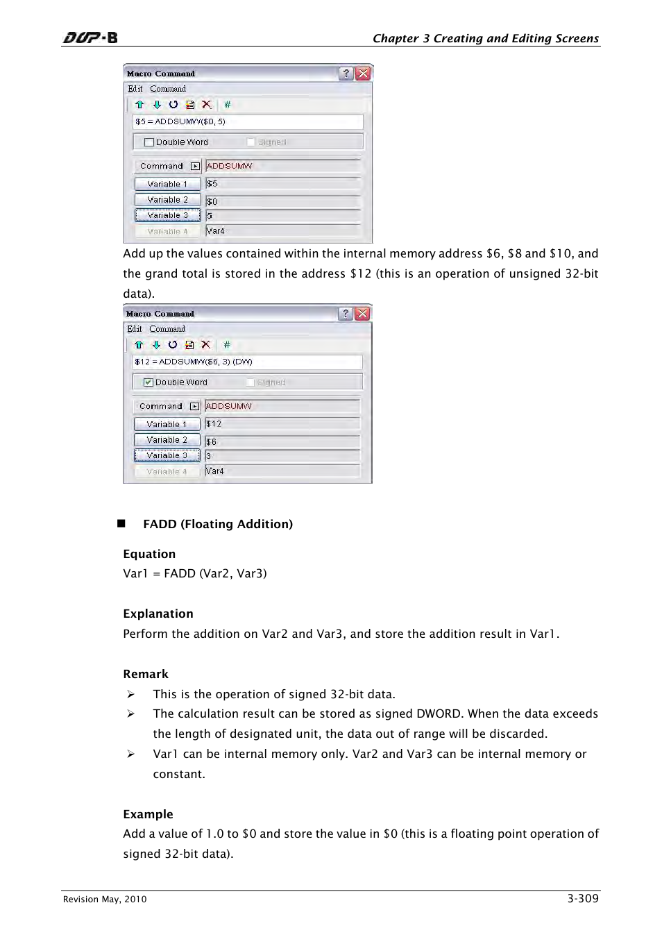 Delta Electronics DELTA DUP-B User Manual | Page 330 / 491