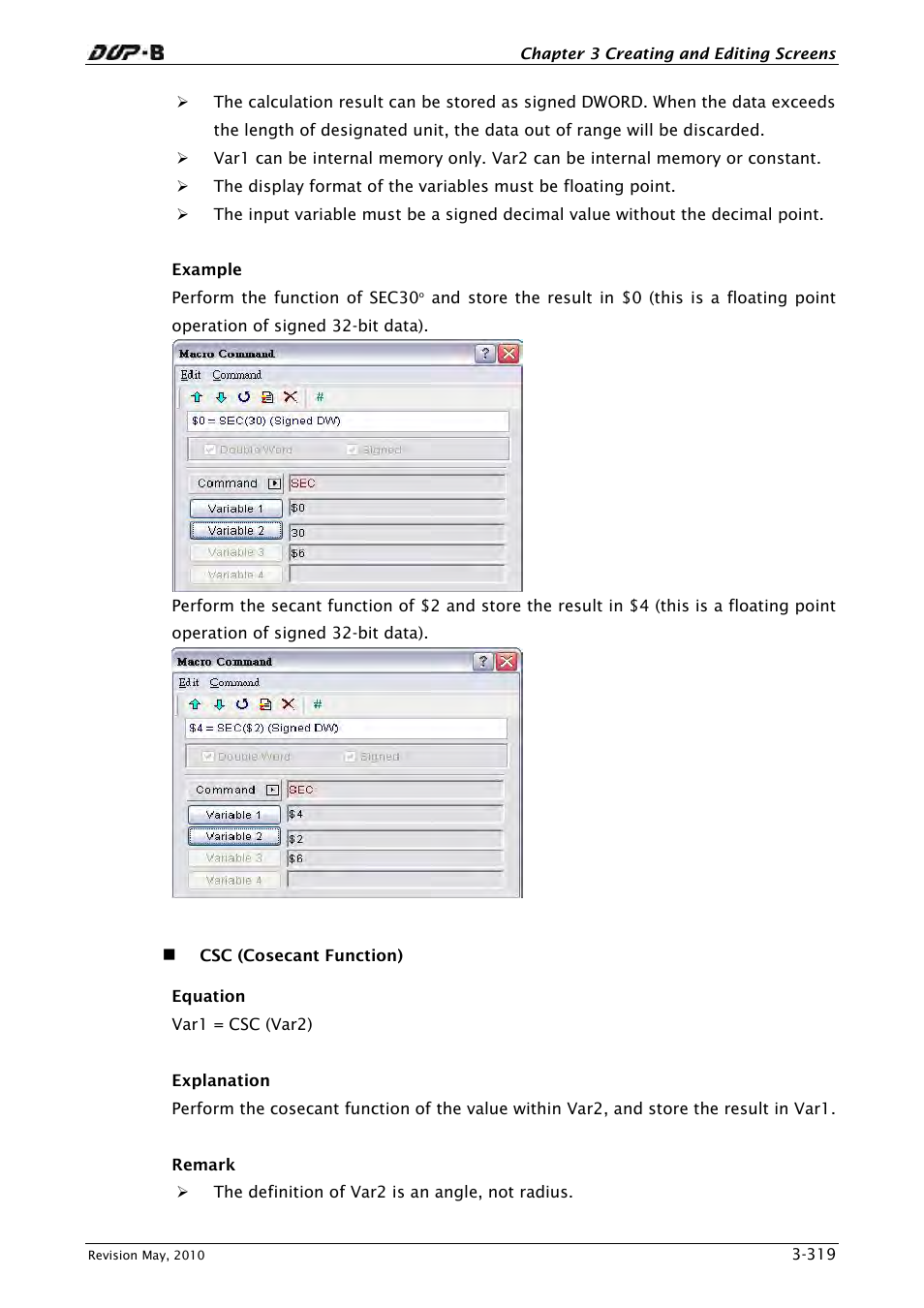 Delta Electronics DELTA DUP-B User Manual | Page 340 / 491