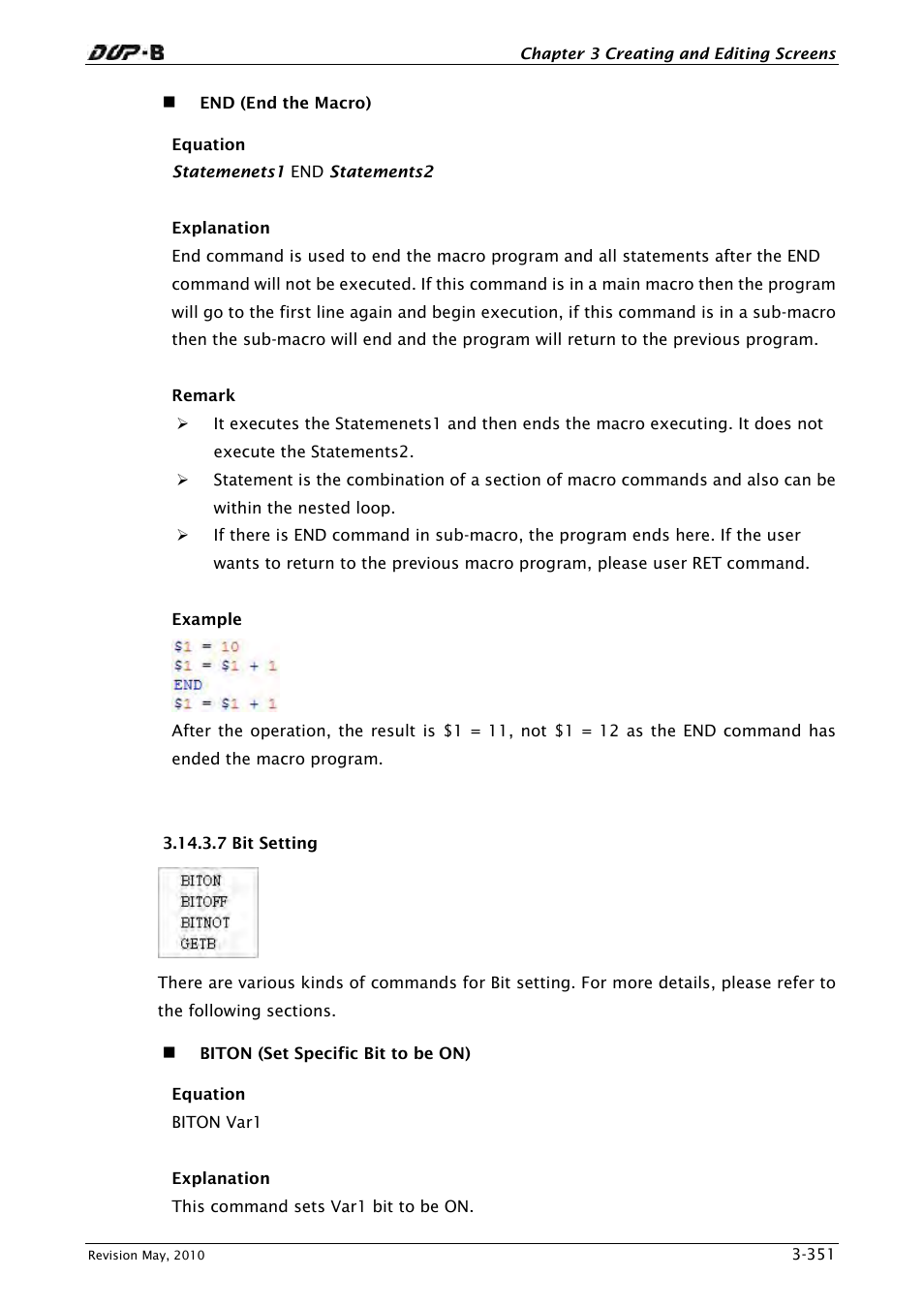 7 bit setting | Delta Electronics DELTA DUP-B User Manual | Page 372 / 491