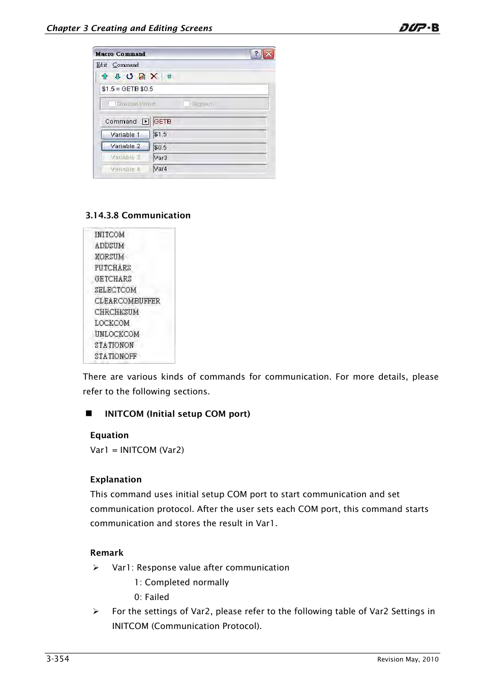 8 communication | Delta Electronics DELTA DUP-B User Manual | Page 375 / 491
