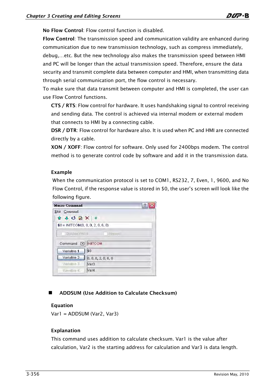 Delta Electronics DELTA DUP-B User Manual | Page 377 / 491