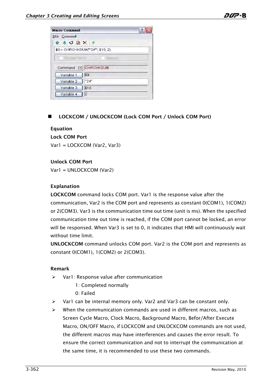 Delta Electronics DELTA DUP-B User Manual | Page 383 / 491