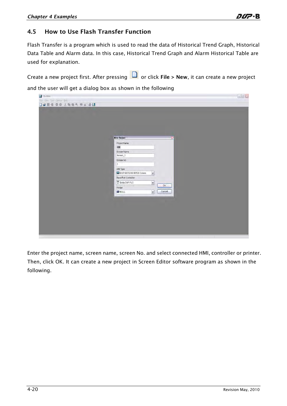 5 how to use flash transfer function | Delta Electronics DELTA DUP-B User Manual | Page 419 / 491