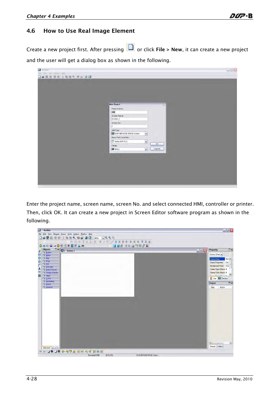 6 how to use real image element | Delta Electronics DELTA DUP-B User Manual | Page 427 / 491