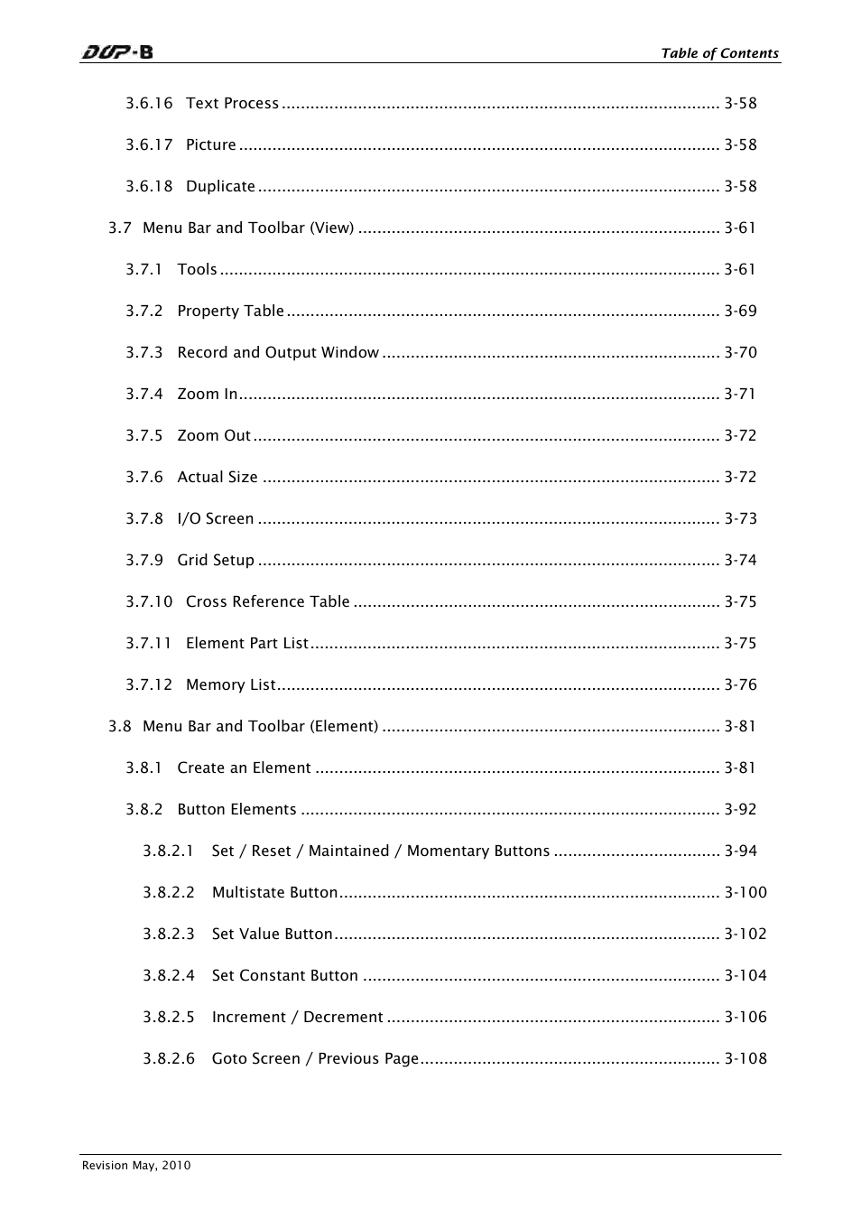Delta Electronics DELTA DUP-B User Manual | Page 6 / 491