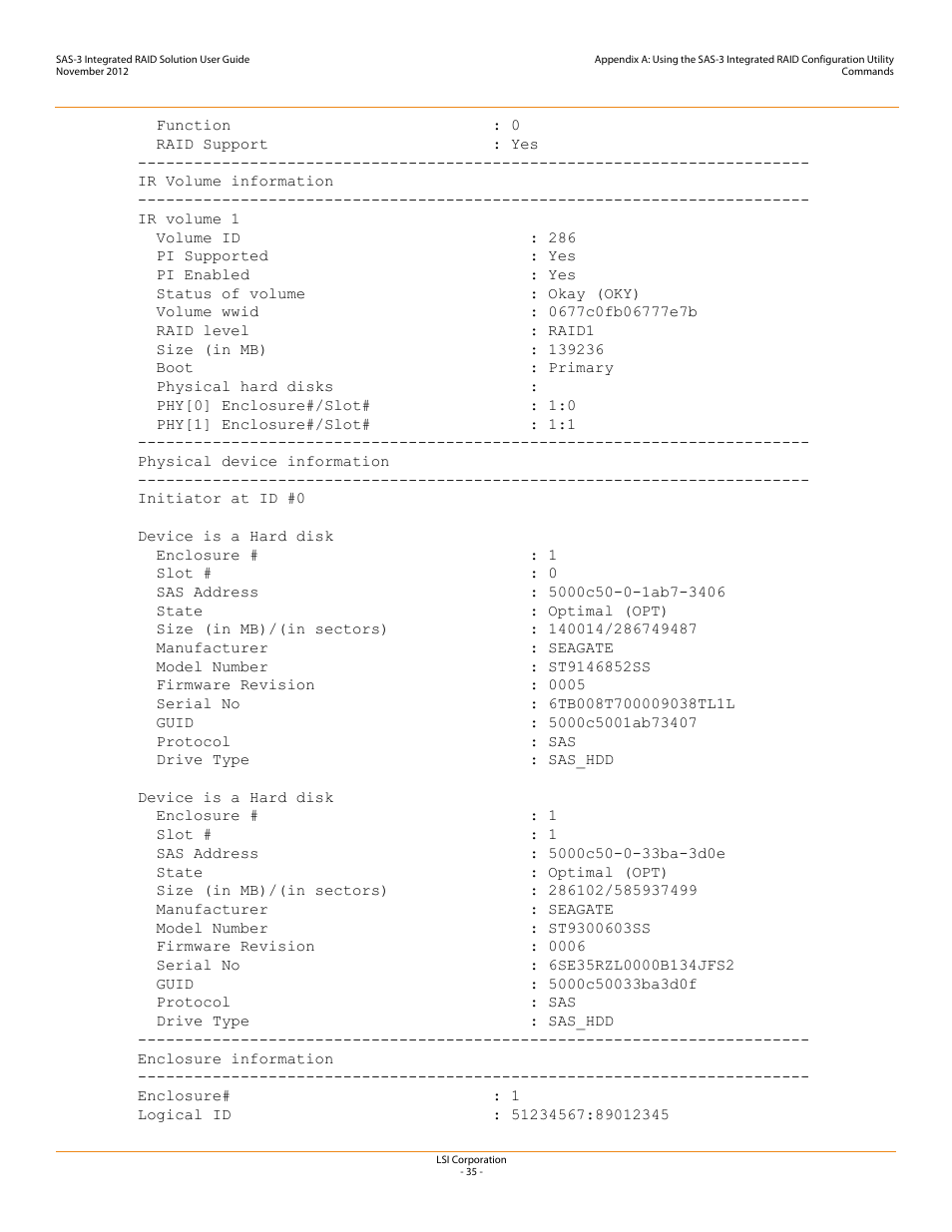 Avago Technologies SAS 9300-4i Host Bus Adapter User Manual | Page 35 / 43