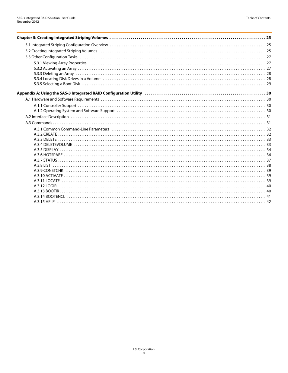 Avago Technologies SAS 9300-4i Host Bus Adapter User Manual | Page 4 / 43