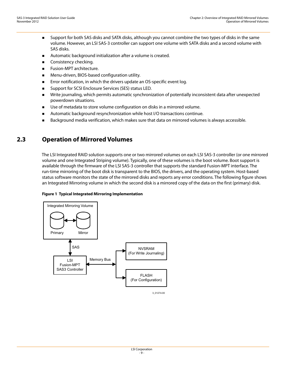 3 operation of mirrored volumes | Avago Technologies SAS 9300-4i Host Bus Adapter User Manual | Page 9 / 43