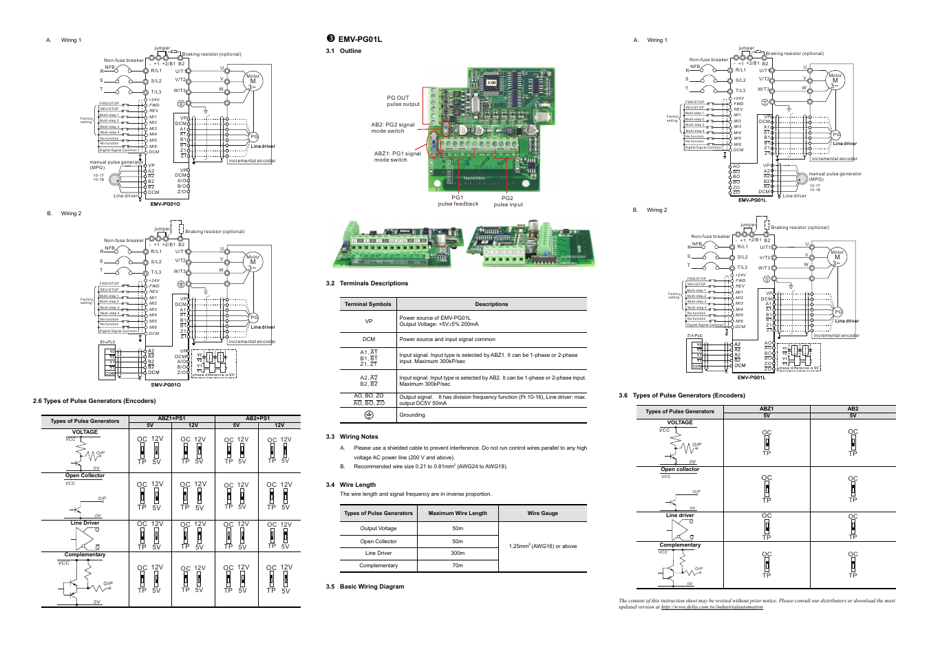 Delta Electronics EMV-PG01 User Manual | Page 2 / 2