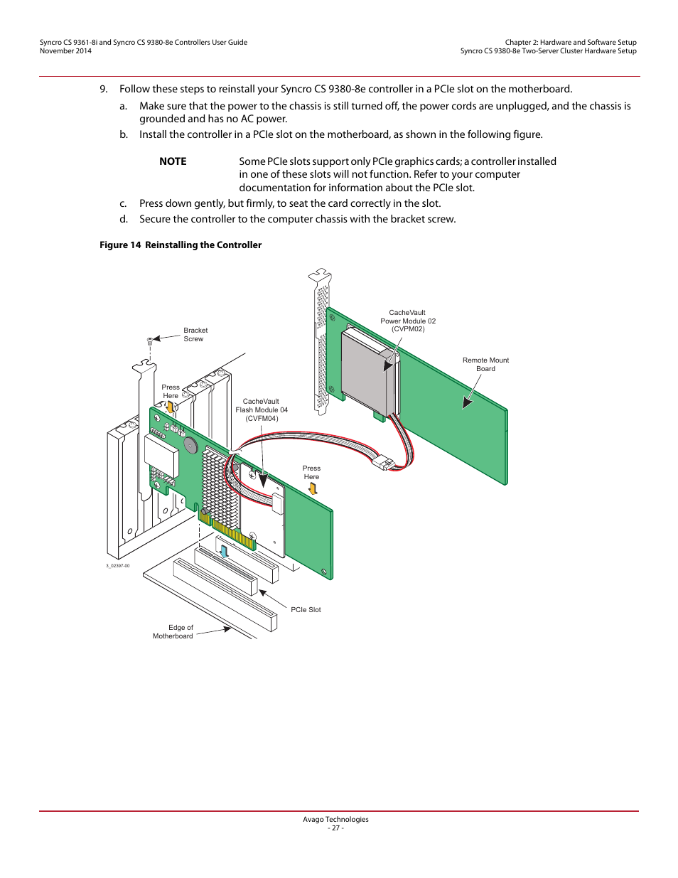 Figure | Avago Technologies Syncro 9361-8i User Manual | Page 27 / 31