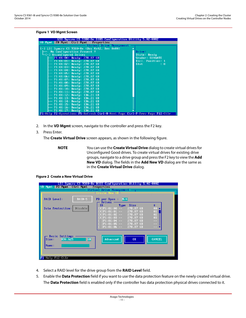 Avago Technologies Syncro 9361-8i User Manual | Page 11 / 81