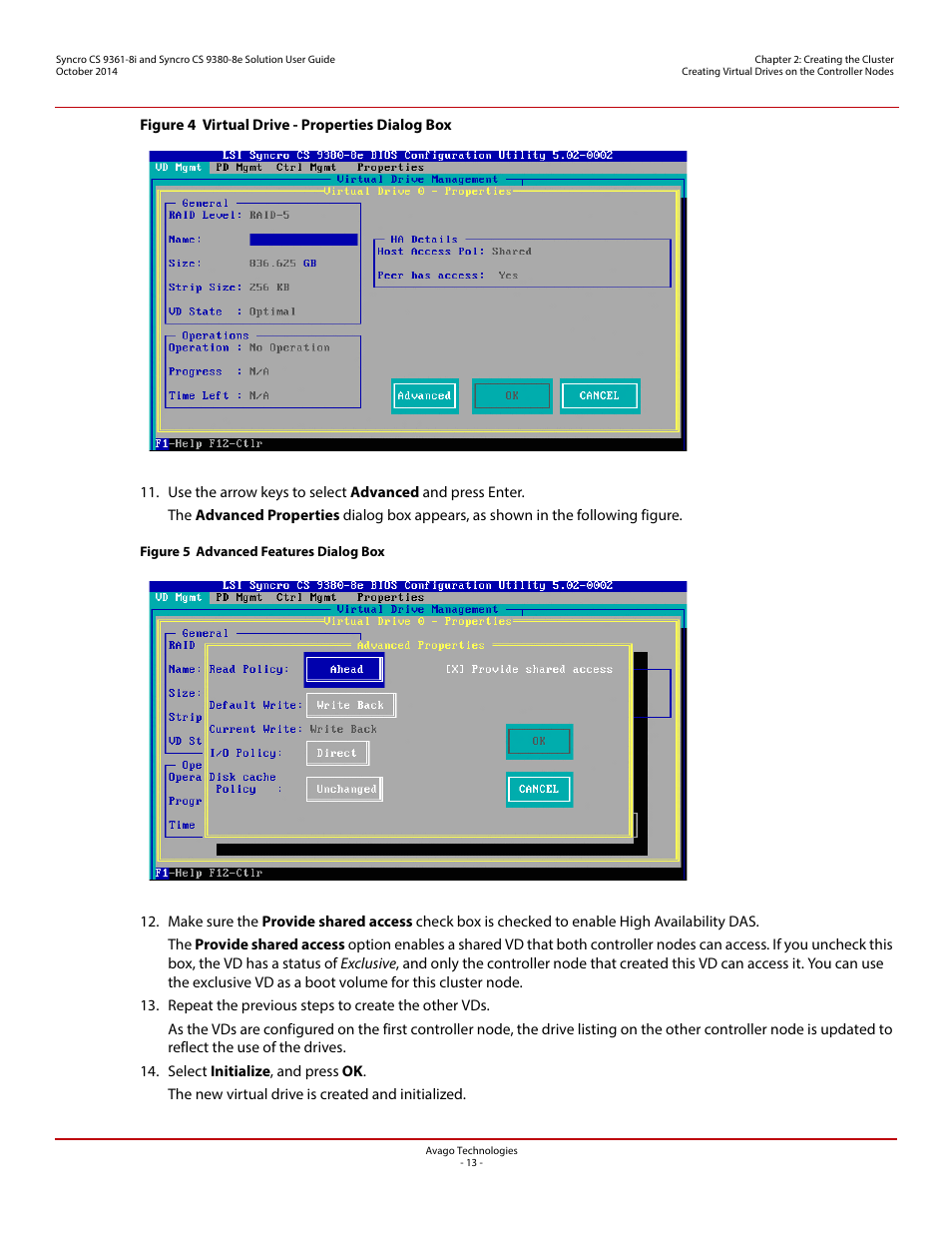 Avago Technologies Syncro 9361-8i User Manual | Page 13 / 81