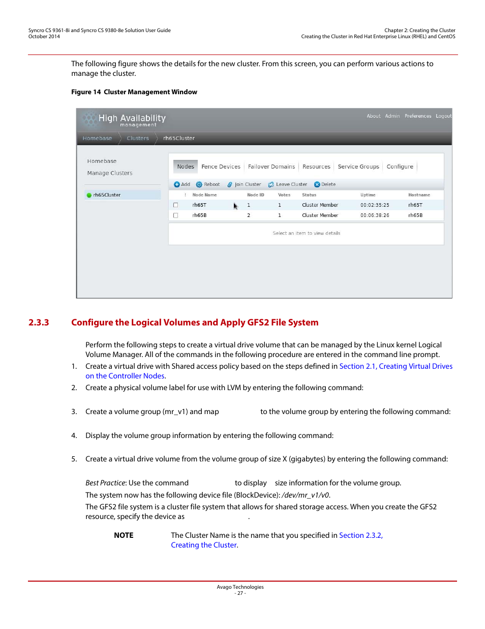 Avago Technologies Syncro 9361-8i User Manual | Page 27 / 81