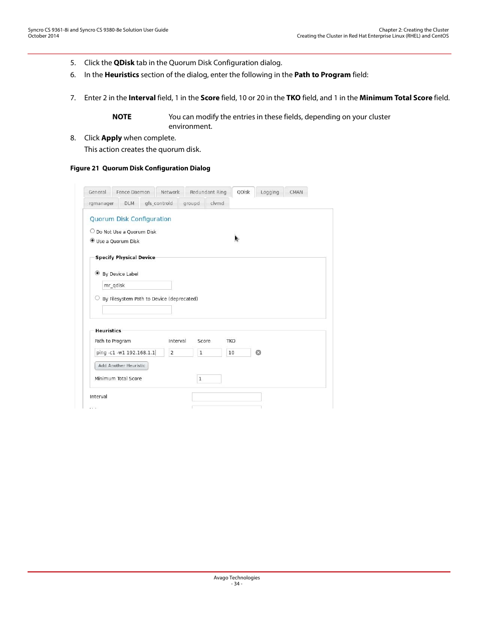 Avago Technologies Syncro 9361-8i User Manual | Page 34 / 81
