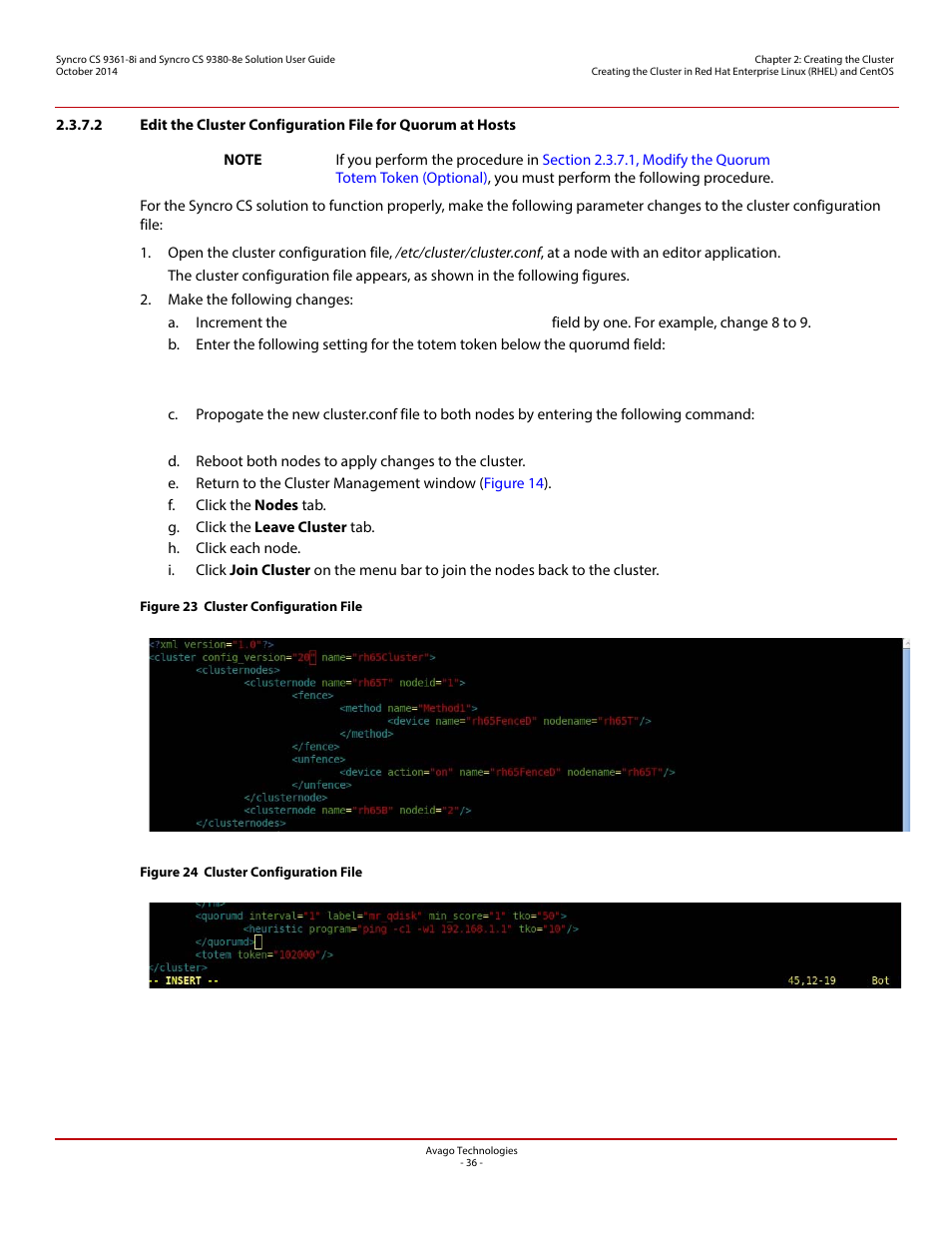 Avago Technologies Syncro 9361-8i User Manual | Page 36 / 81