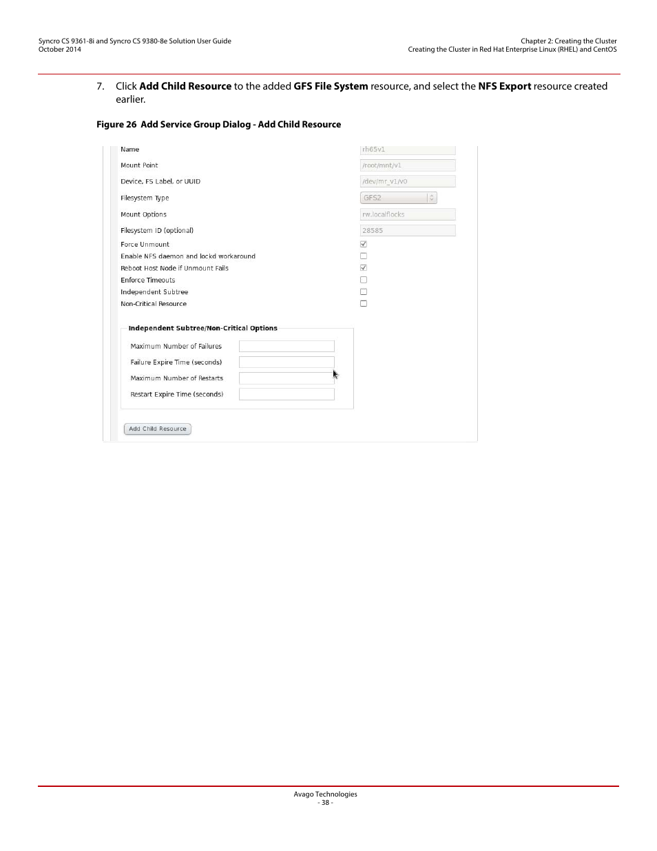 Avago Technologies Syncro 9361-8i User Manual | Page 38 / 81