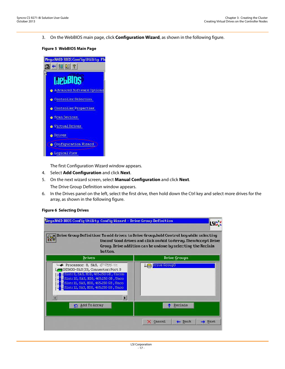 Avago Technologies Syncro CS 9271-8i User Manual | Page 17 / 80