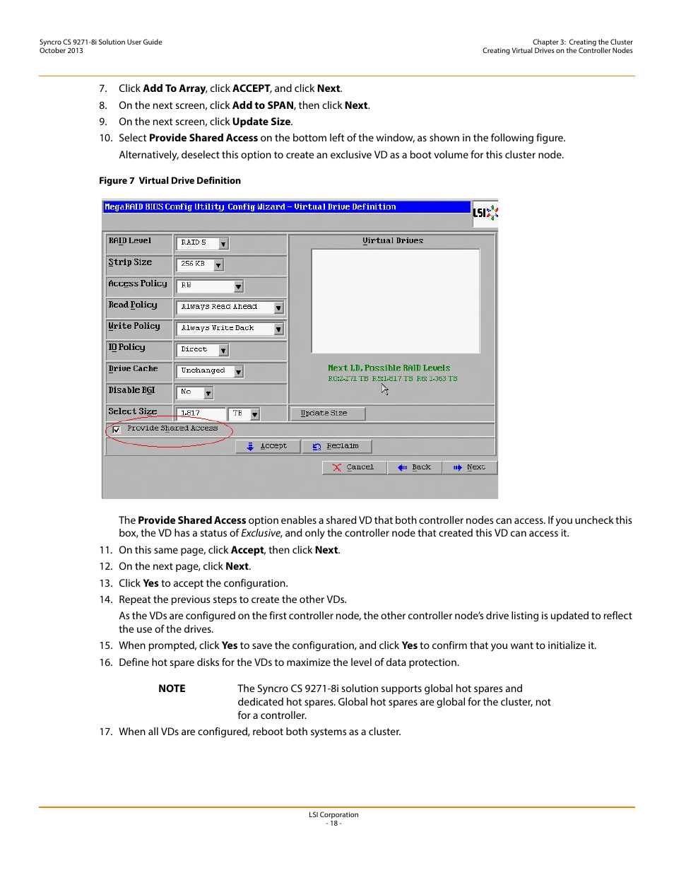 Avago Technologies Syncro CS 9271-8i User Manual | Page 18 / 80