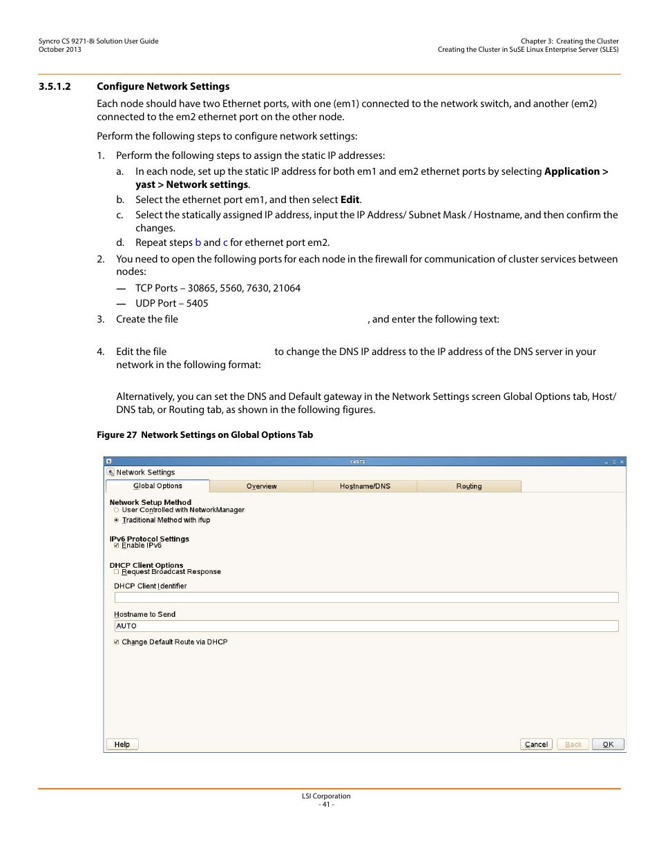 2 configure network settings | Avago Technologies Syncro CS 9271-8i User Manual | Page 41 / 80