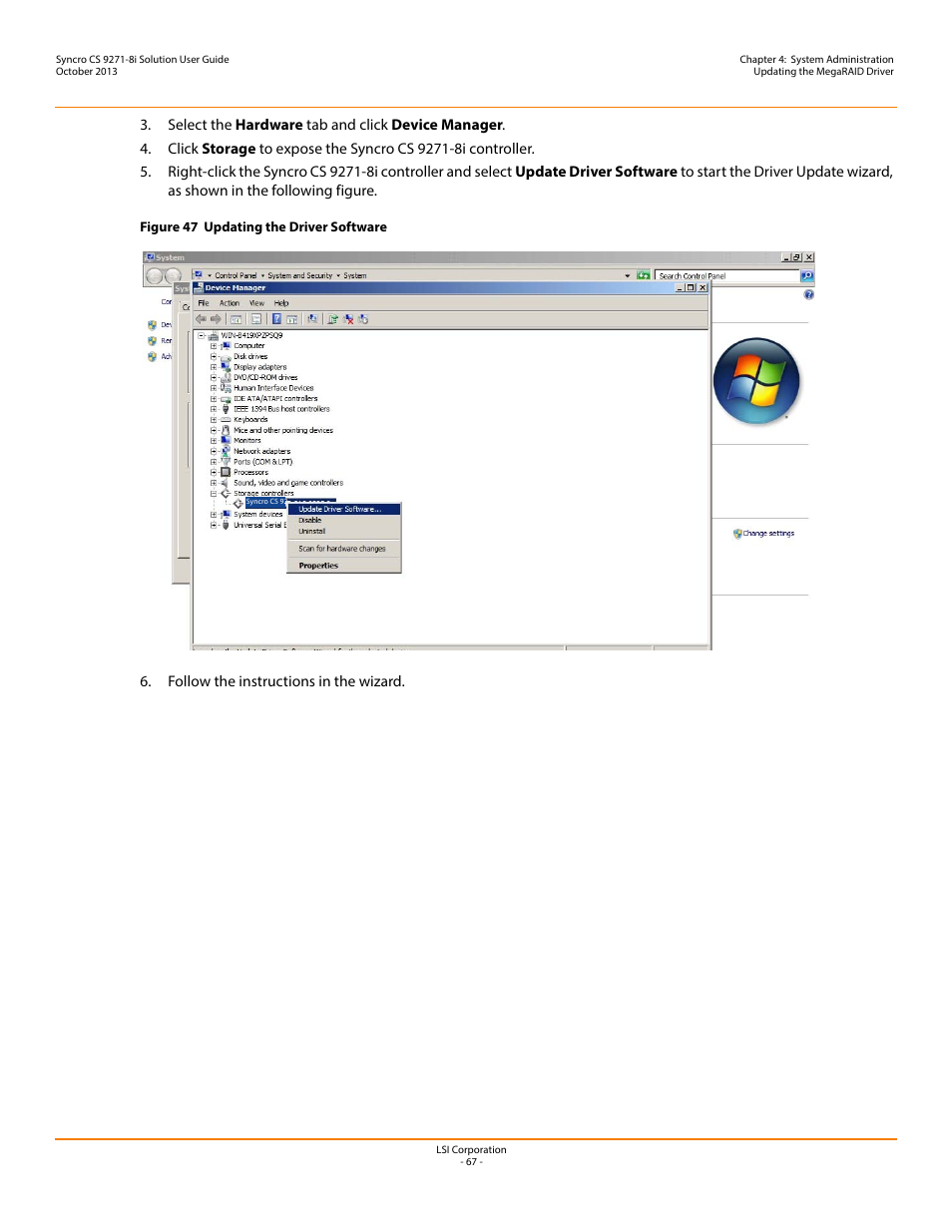 Avago Technologies Syncro CS 9271-8i User Manual | Page 67 / 80