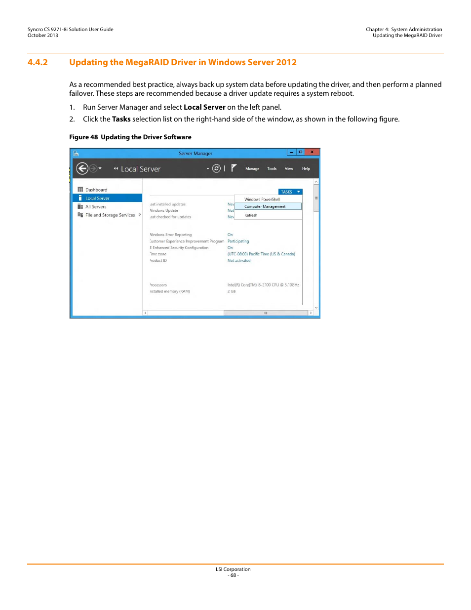 Avago Technologies Syncro CS 9271-8i User Manual | Page 68 / 80