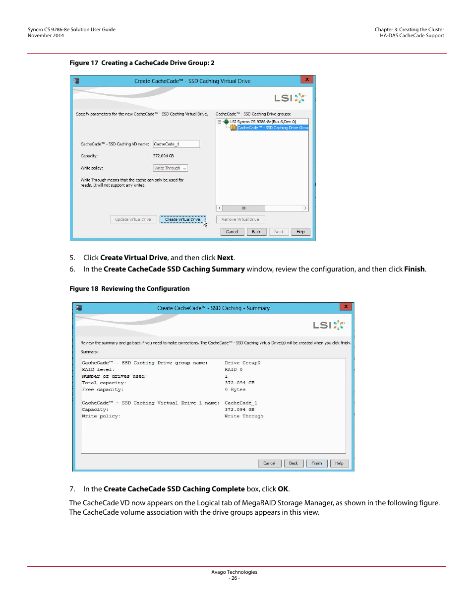 Avago Technologies Syncro CS 9286-8e User Manual | Page 26 / 80