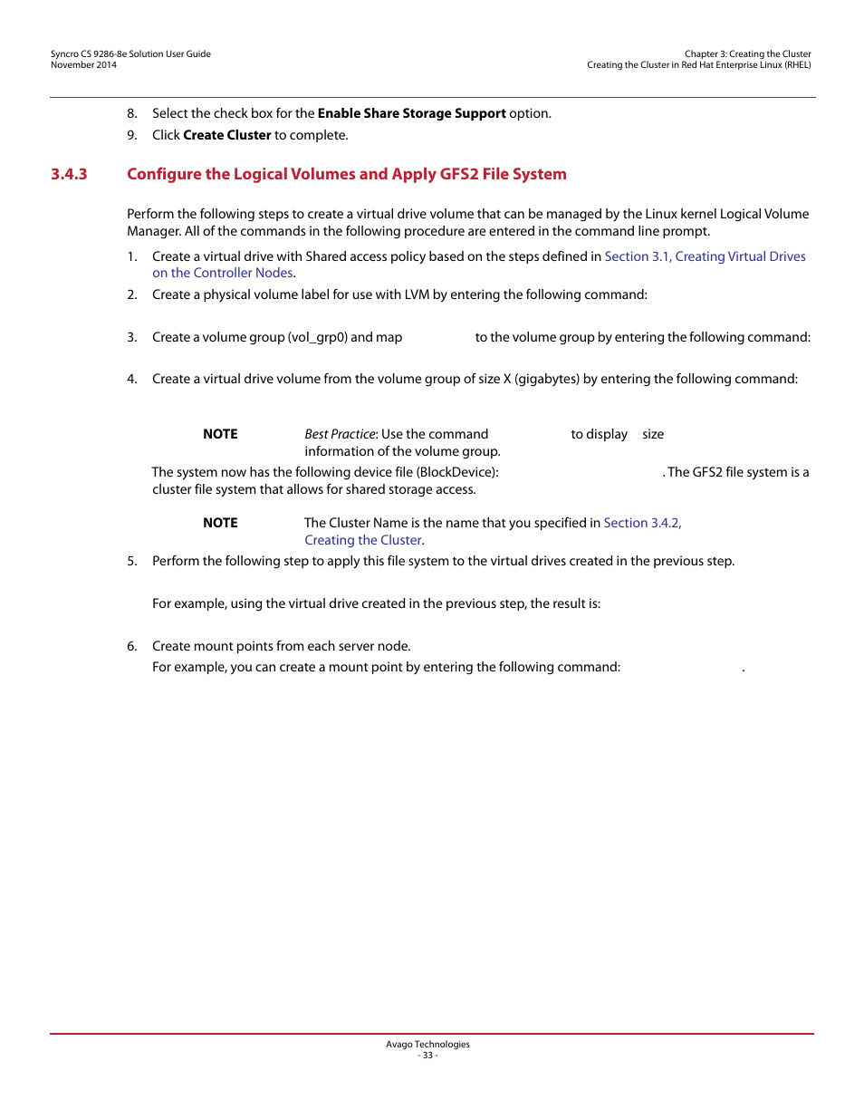 Avago Technologies Syncro CS 9286-8e User Manual | Page 33 / 80